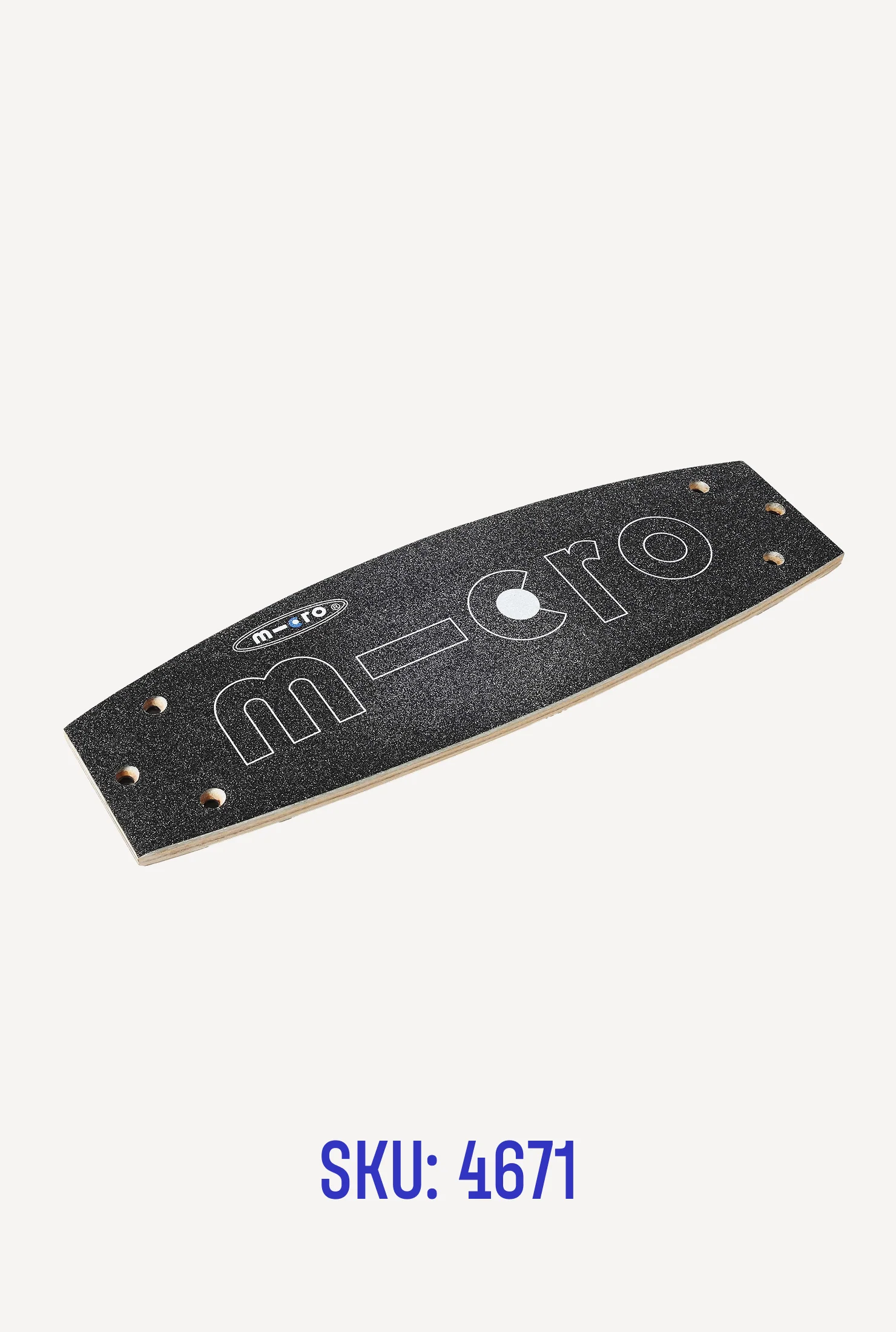 Parts: Deck (with griptape) for Monster Kickboard