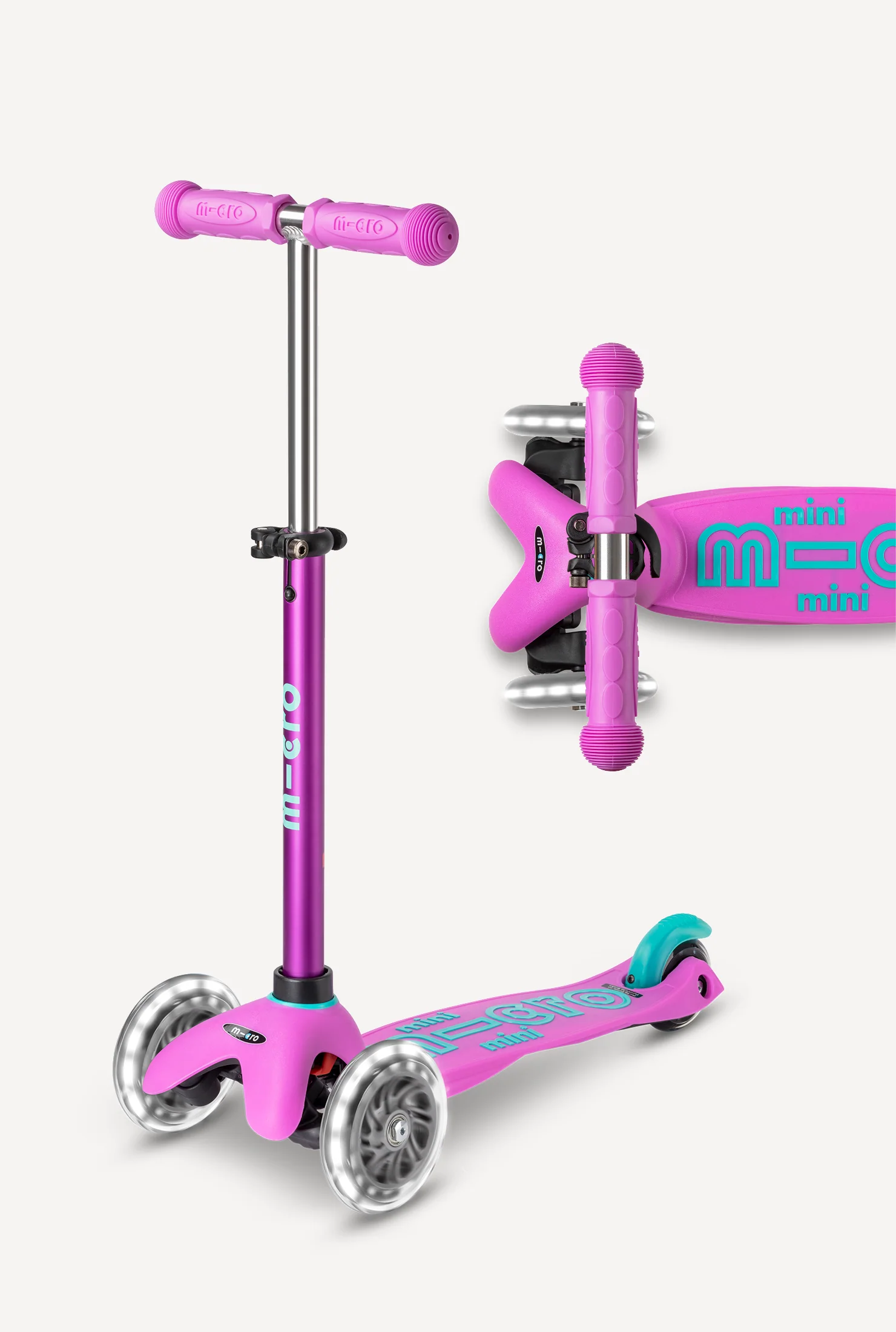 Micro Mini LED Scooter + Green Scooterpeg Bundle - Image 10