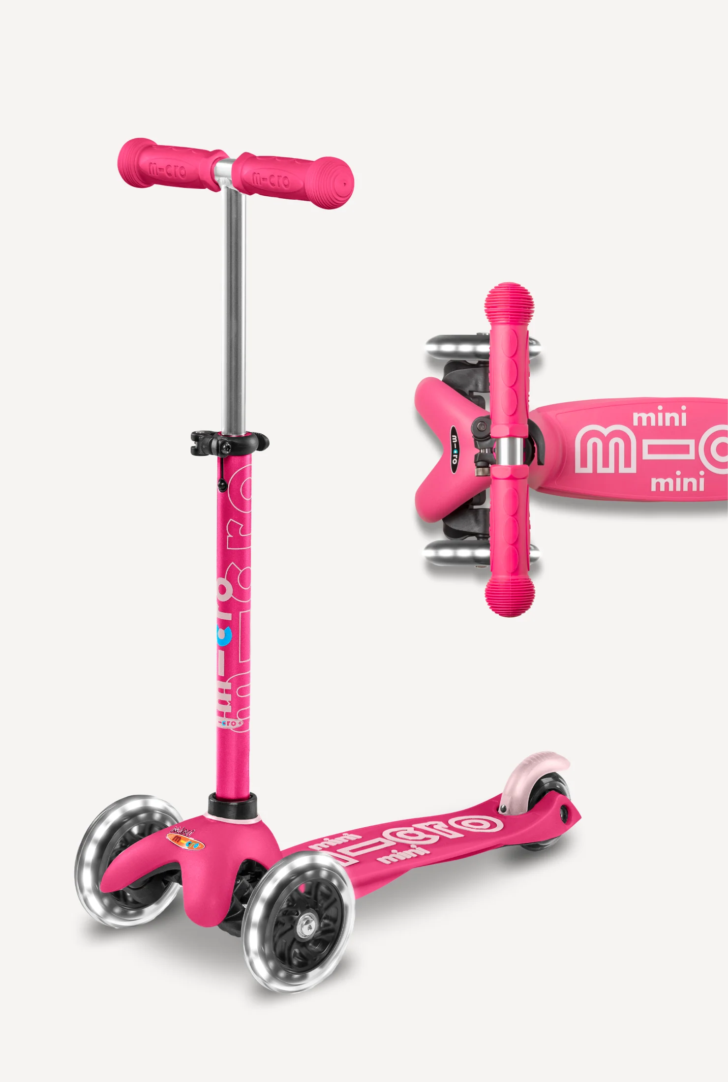 Micro Mini LED Scooter + Green Scooterpeg Bundle - Image 18