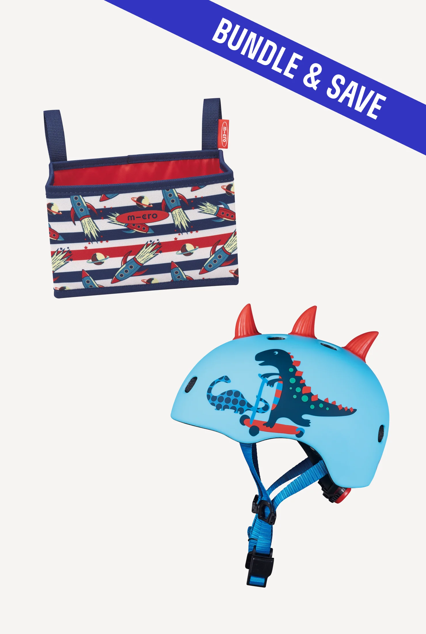 Micro Pattern Helmet + Foldable Basket - Image 15