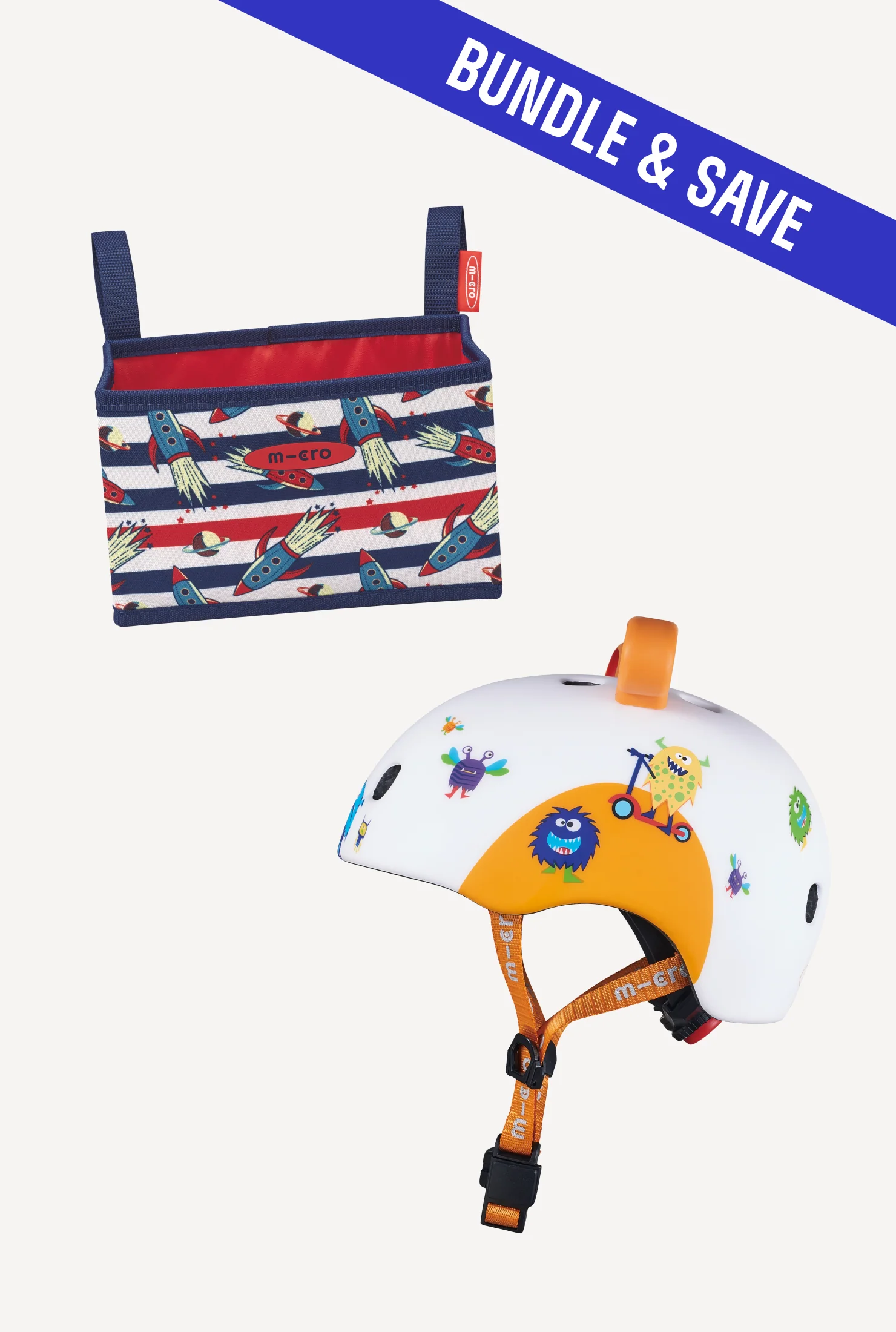 Micro Pattern Helmet + Foldable Basket - Image 18