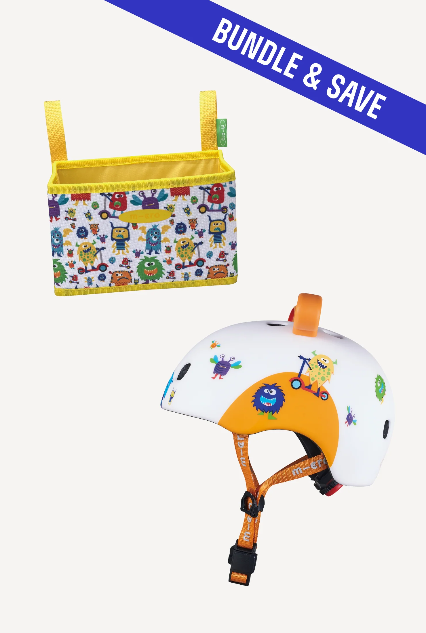 Micro Pattern Helmet + Foldable Basket - Image 19