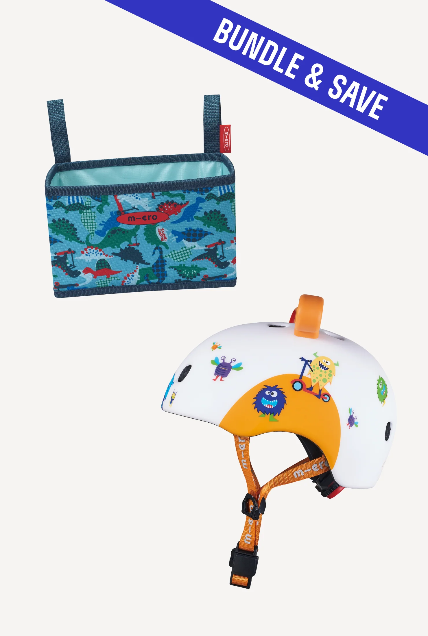 Micro Pattern Helmet + Foldable Basket - Image 20