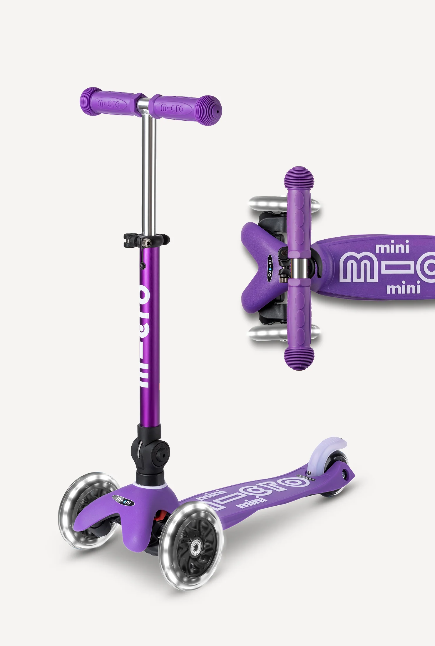 Micro Mini Foldable LED Scooter - Image 10