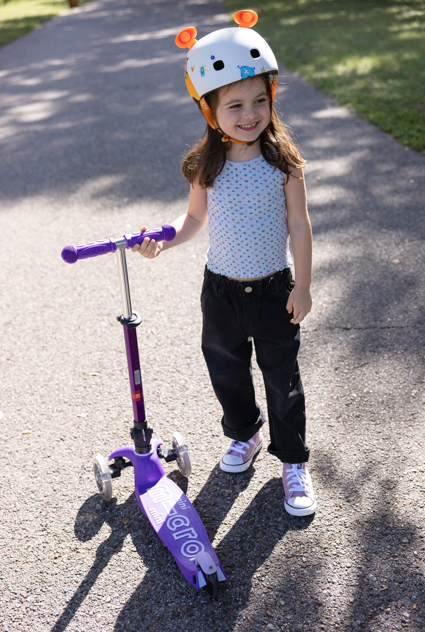 Micro Mini Foldable LED Scooter - Image 8