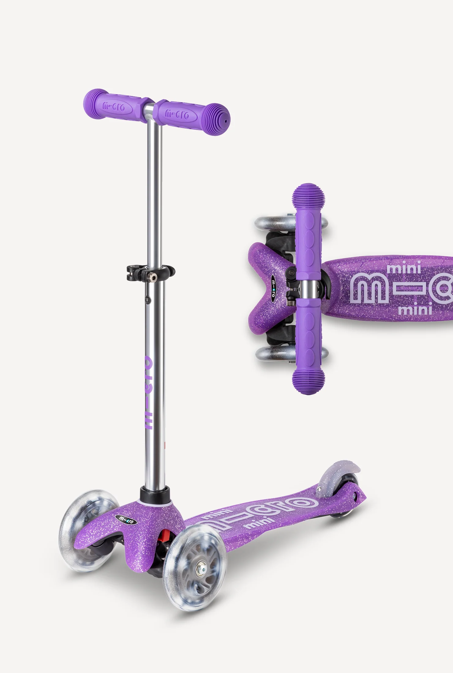 Warehouse Deals Micro Mini Glitter LED Scooter - Image 3