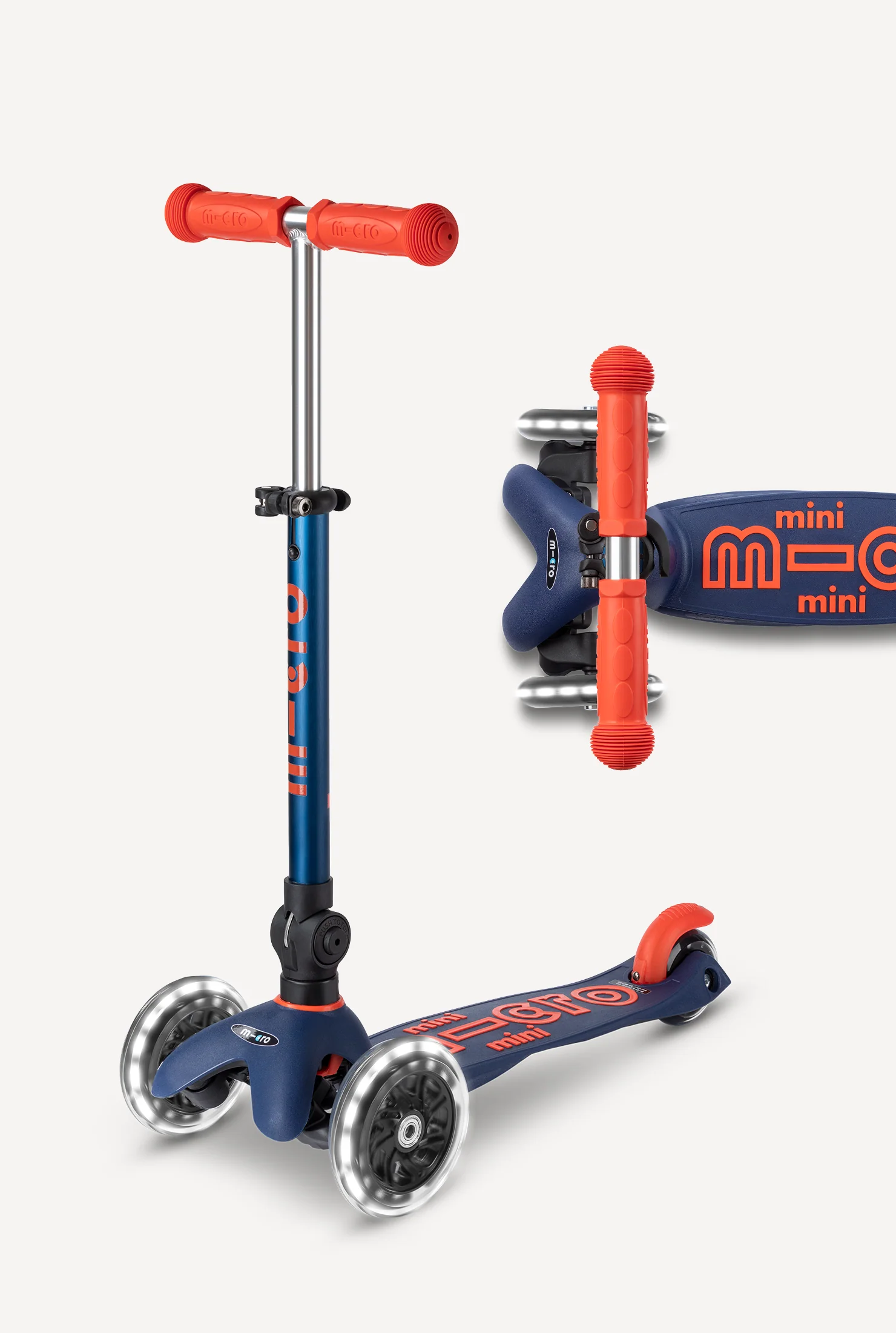 Micro Mini Foldable LED Scooter - Image 3